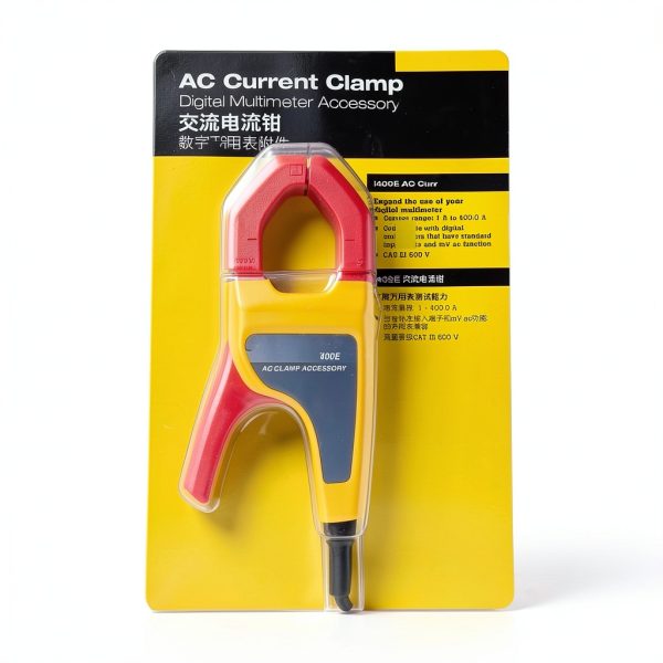I400E 400A AC Current Clamp LULER 4mm Banana Plug for Multimeter 101-0